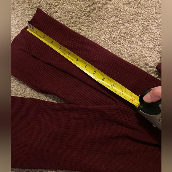 NWOT burgundy red stretchy dress, size small - Picture 5 of 5